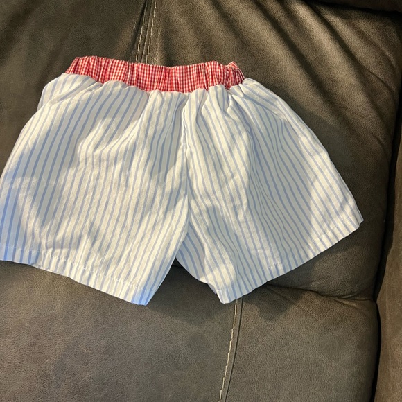 Darling Boys Smocked Swim Trunks by Cukees. - Picture 2 of 3